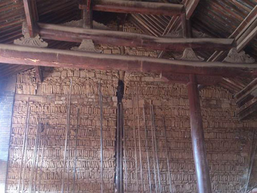 洛宁文庙大成殿西山墙修缮工程